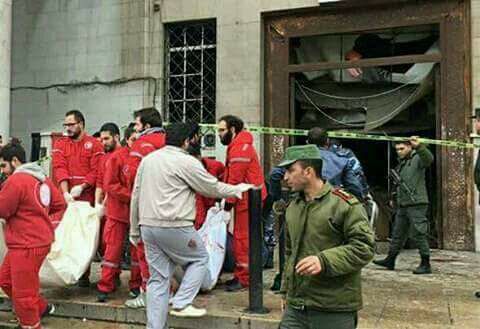 Atentado contra el Palacio de Justicia en Daamsco.