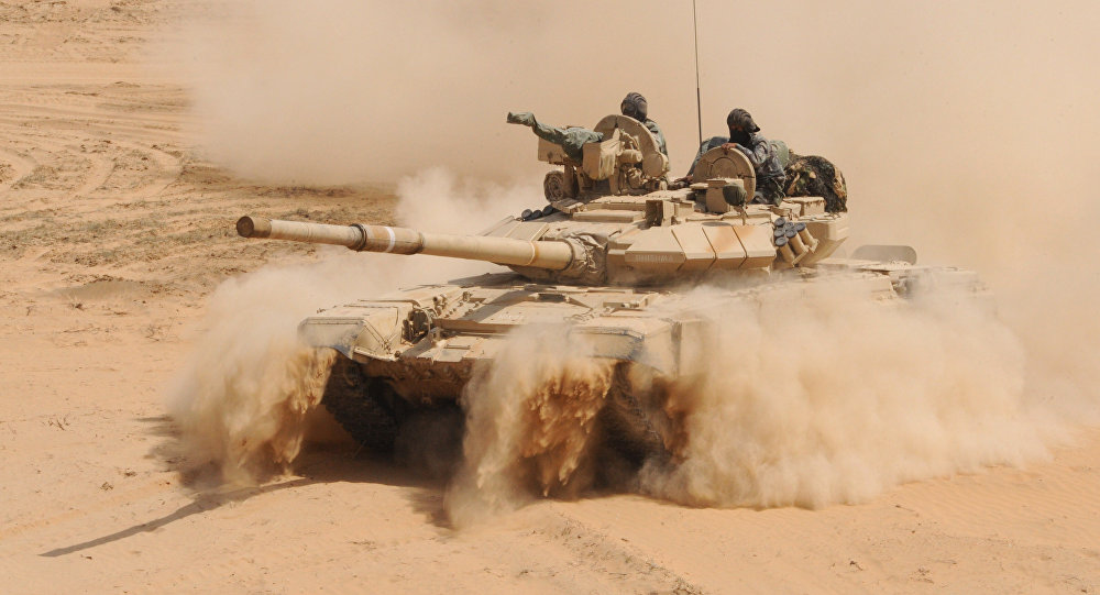 Tanque T-90 en Siria