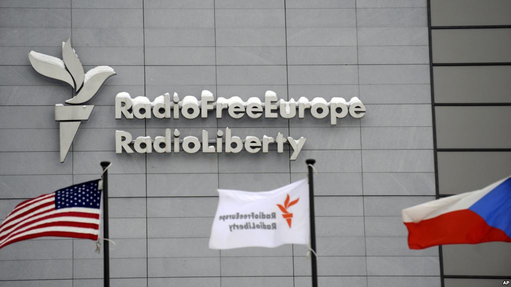 Sede en Praga de Radio Liberty / Radio Free Europe, financiada por la CIA