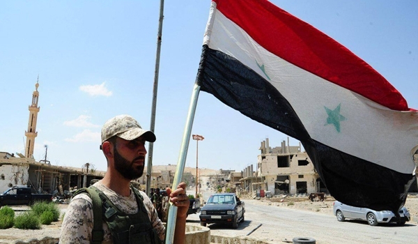 soldado-sirio-bandera