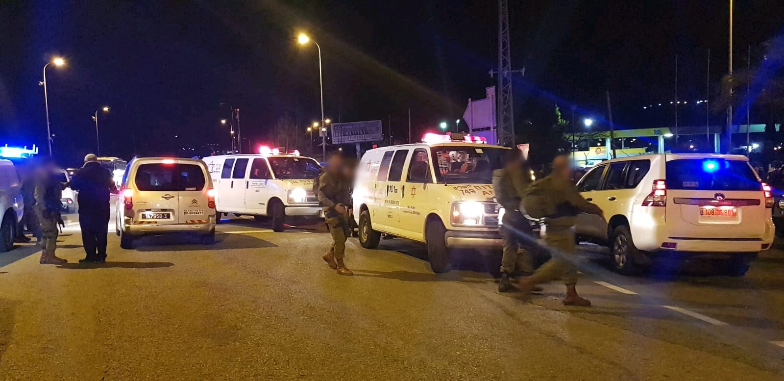 colonos israelíes heridos