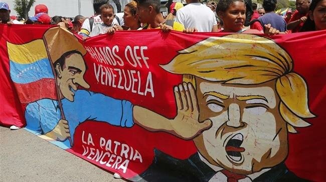 pancarta-trump-venezuela