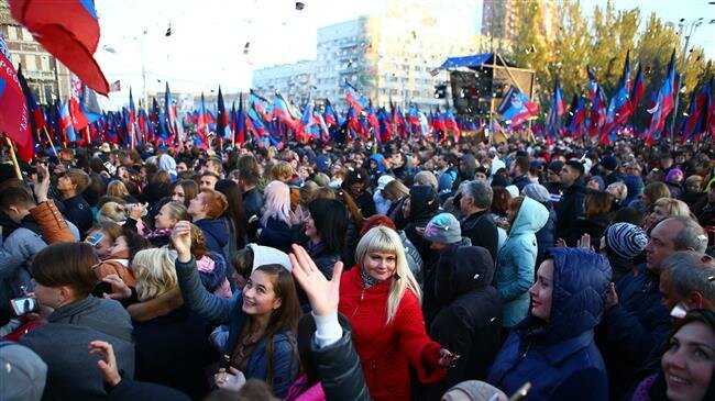 Residentes del Este de Ucrania