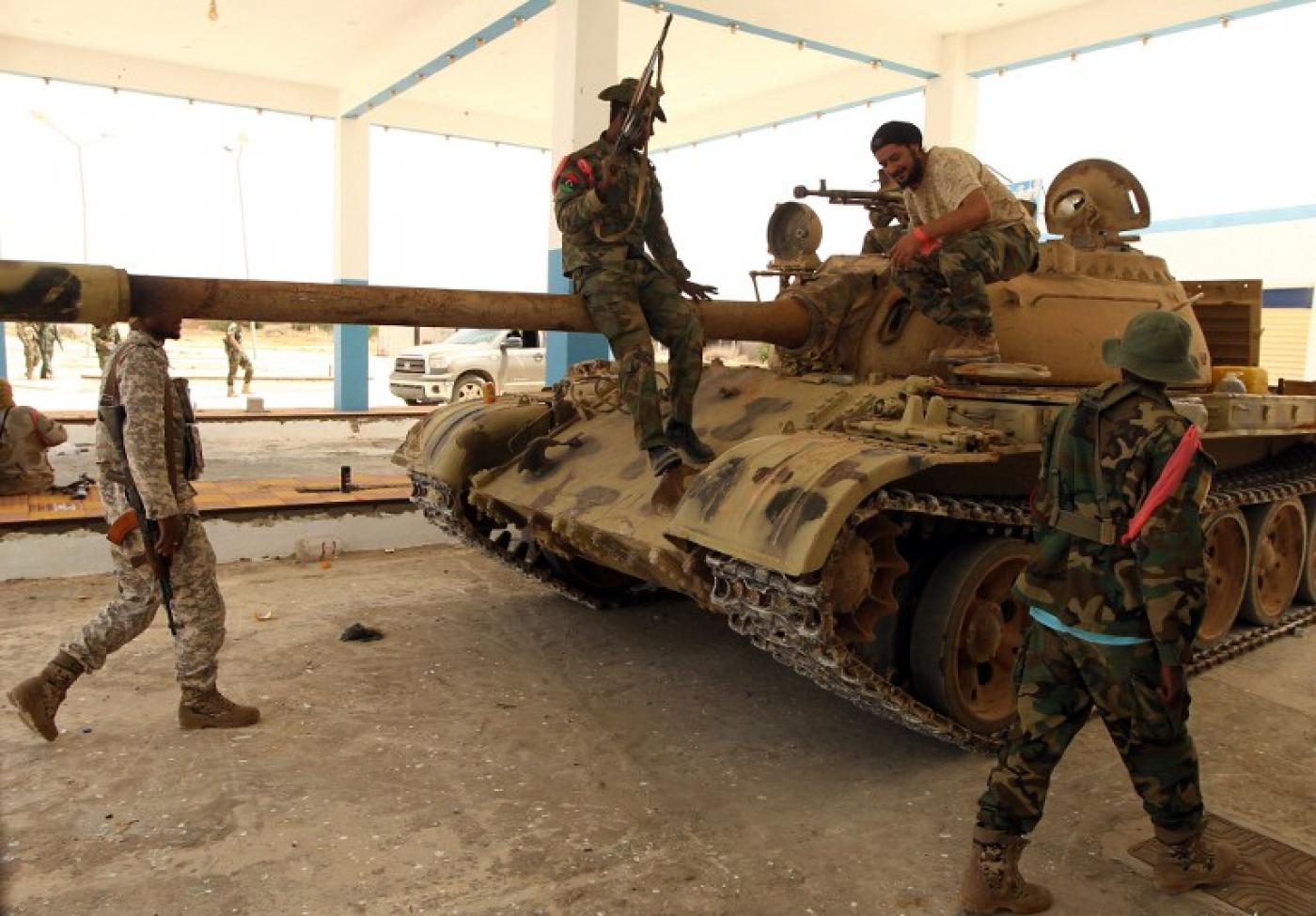 Tropas del Gobierno de Unidad Nacional