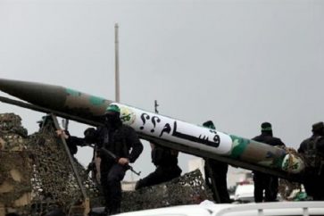 Misiles Qassam de la Resistencia palestina