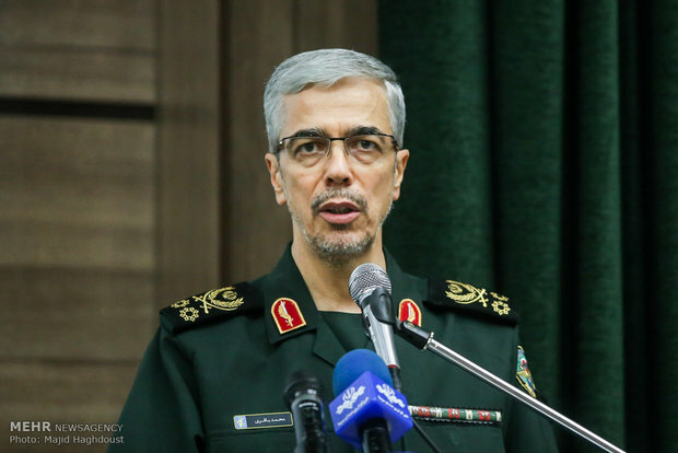 el jefe de Estado Mayor de las Fuerzas Armadas de Irán, mayor general Mohammad Hossein Baqeri.
