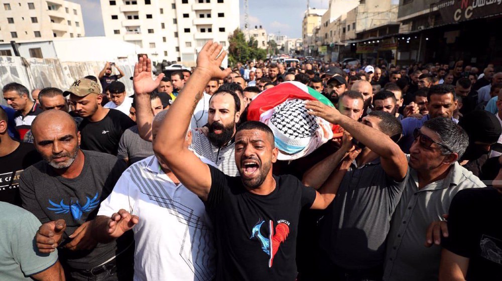Funeral del médico palestino médico Abdalá Abu Al-Tin