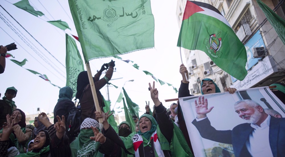 Manifestación de Hamas en Gaza