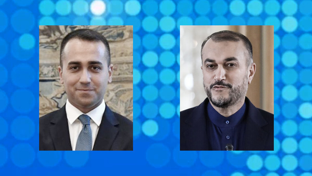 Luigi Di Maio y Hossein Amir-Abdollahian