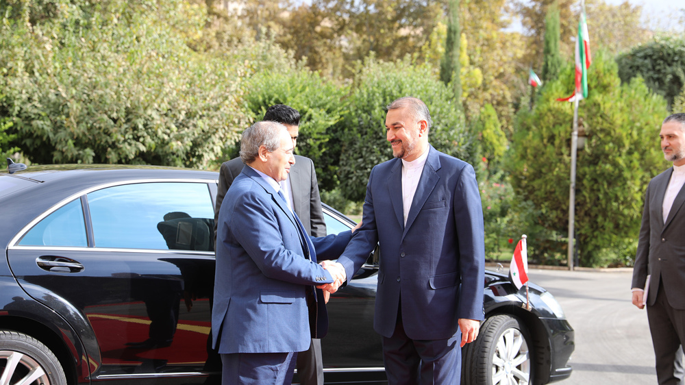 Faisal al-Miqdad y Hossein Amir-Abdollahian