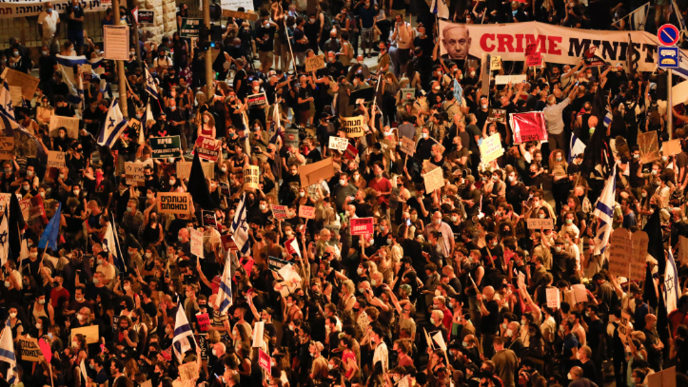 Manifestación contra Netanyahu en Tel Aviv