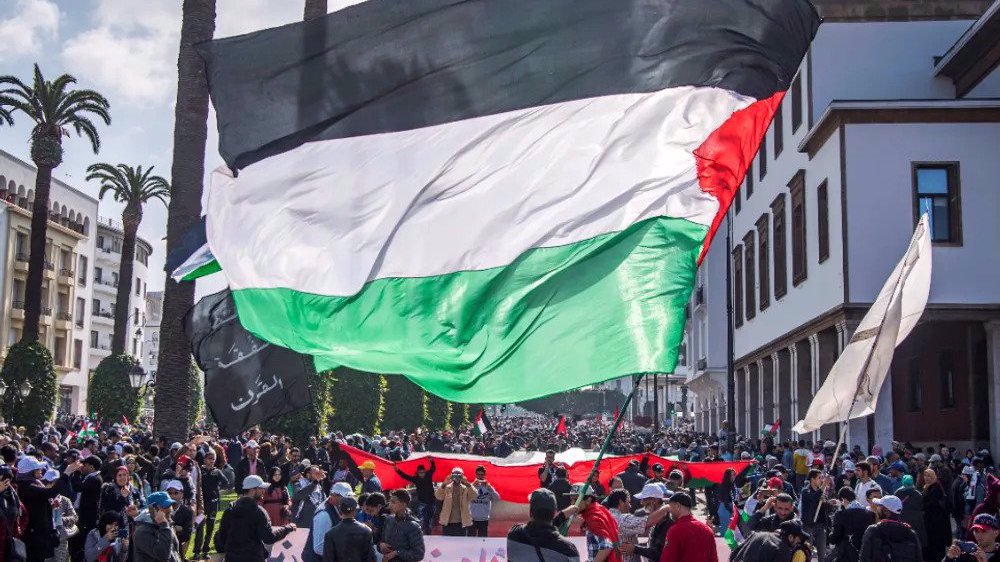 Manifestación en Rabat contra la normalización