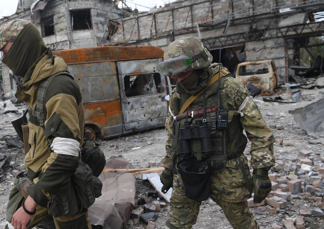 Soldados rusos en Stepovo