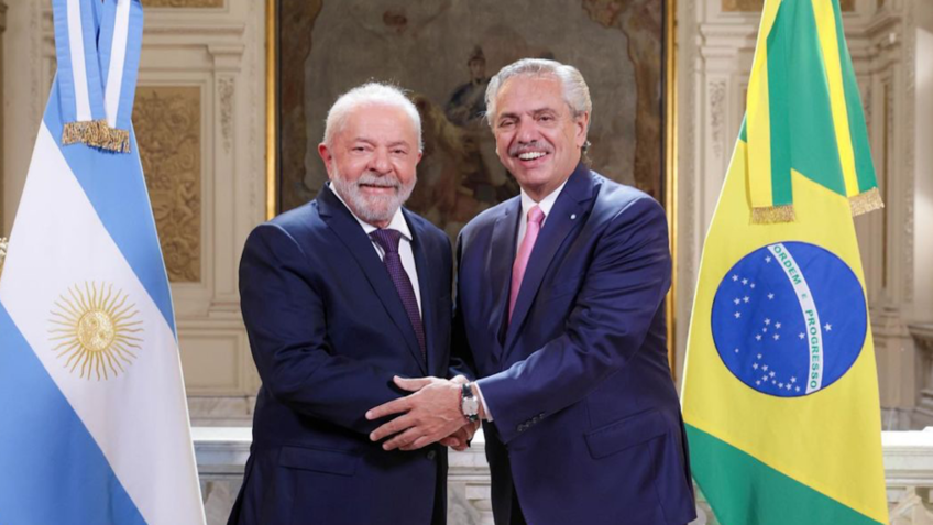 Luiz Inácio Lula da Silva y Alberto Fernández