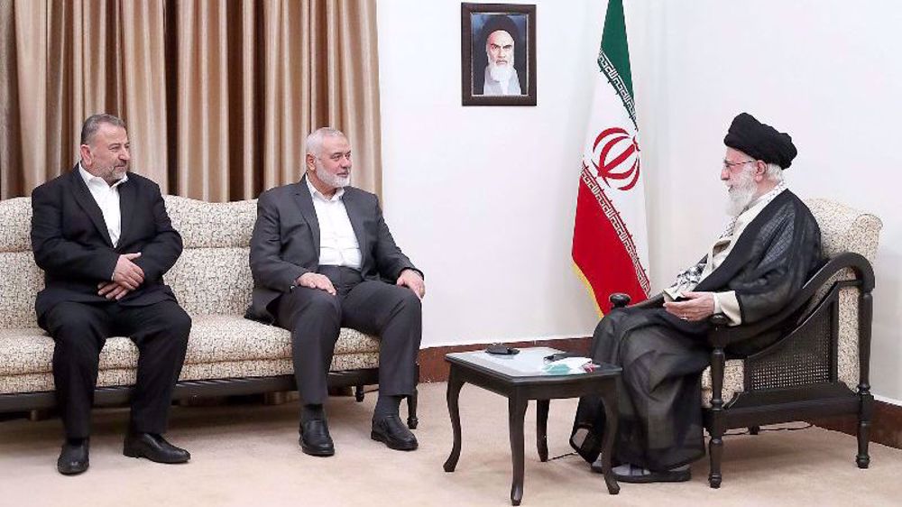 Sayyed Jamenei y delegación de Hamas