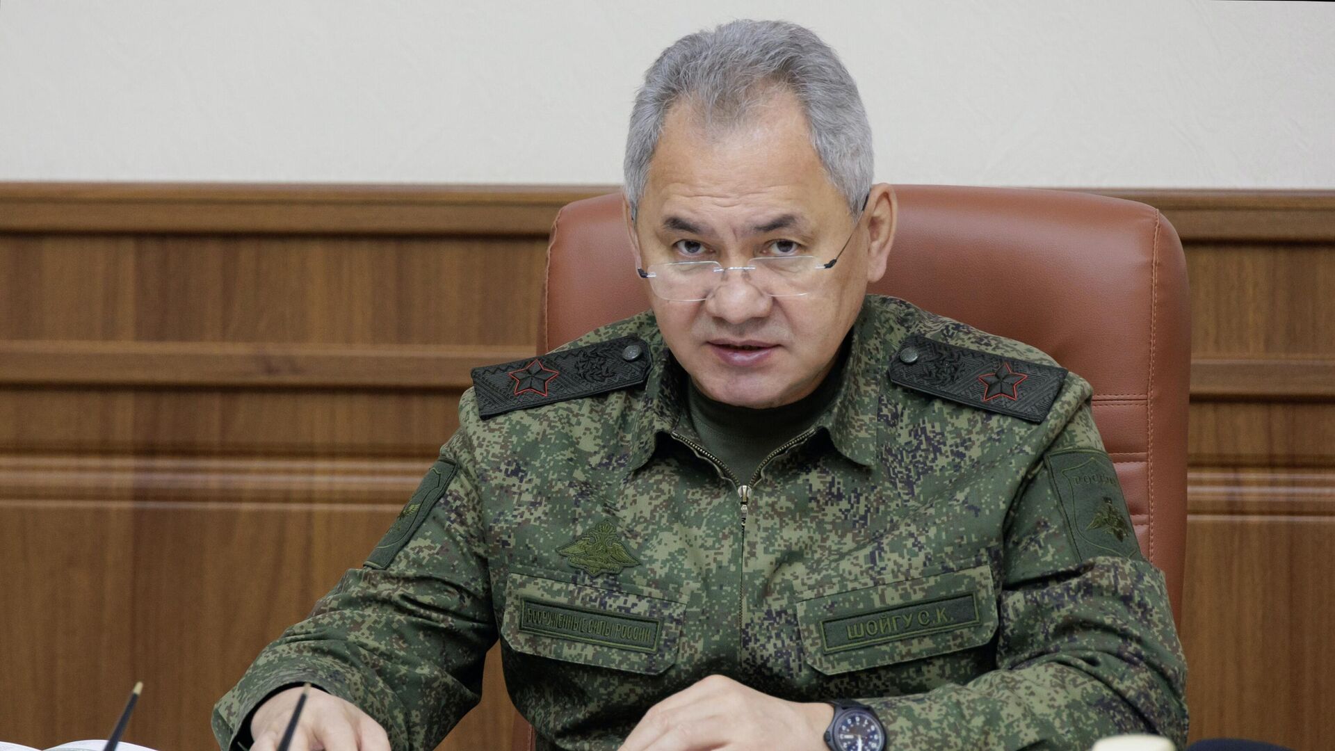 El ministro de Defensa ruso, Serguei Shoigu
