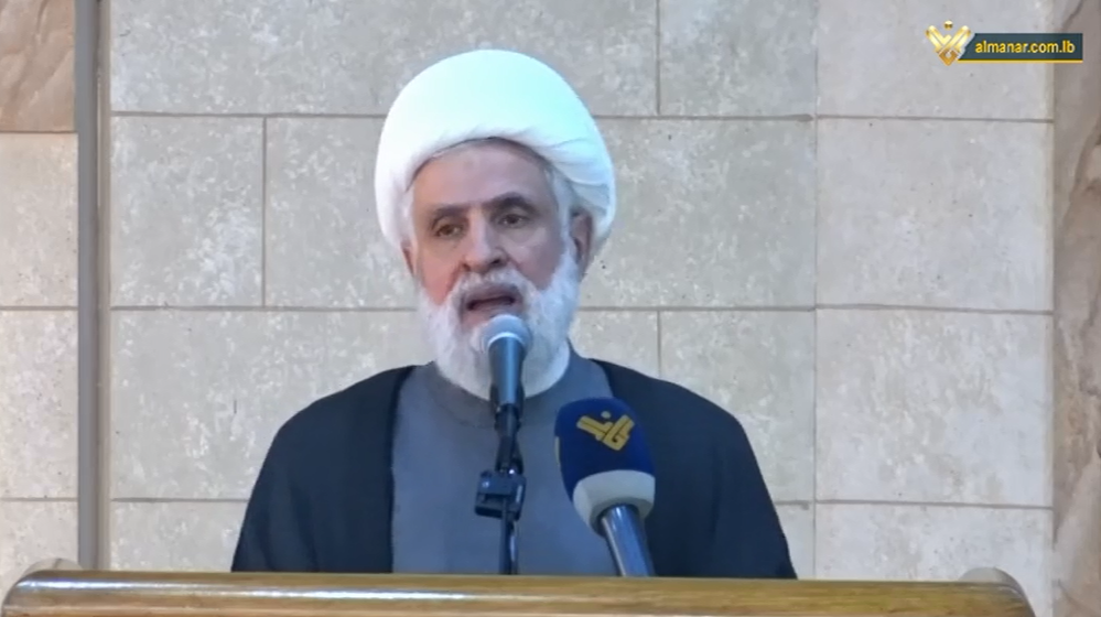 El secretario general de Hezbolá, Sheij Naim Qassem