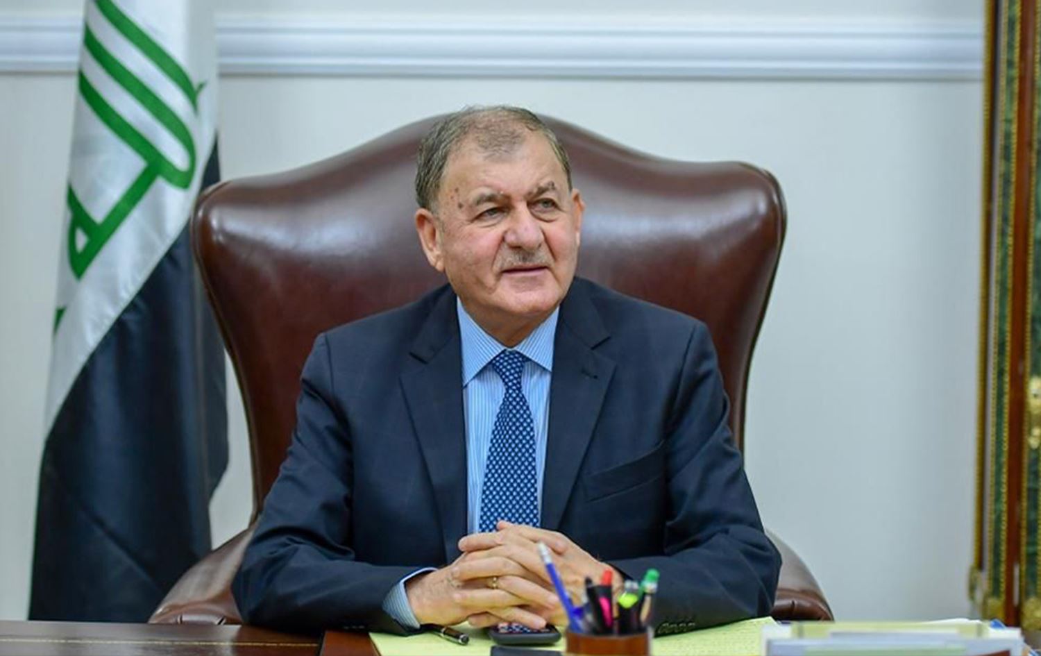 El presidente iraquí Abdul-Latif Rashid