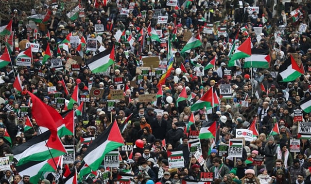 Manifestación por Palestina en Londres