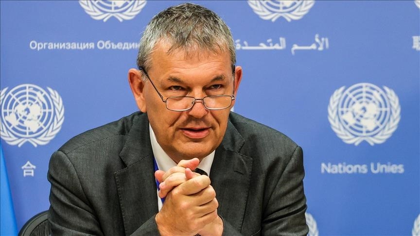 El comisionado de la Agencia de la ONU para Refugiados Palestinos (UNRWA), Philippe Lazzarini