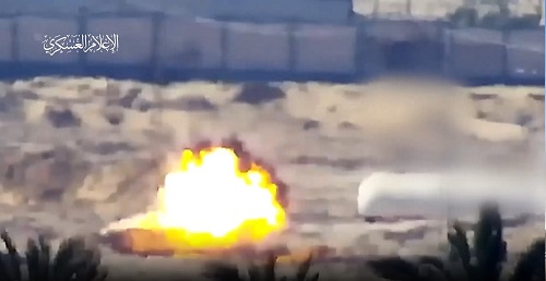 explosion-vehiculo-transporte-tropas-israeli-rafah