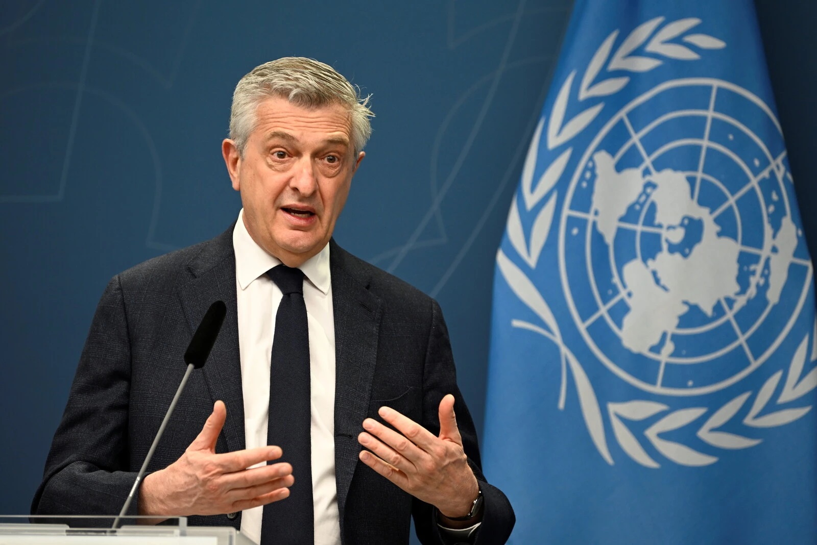 El alto comisionado de las Naciones Unidas para los Refugiados, Filippo Grandi