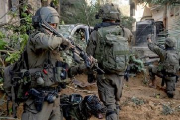 Soldados israelíes en Gaza