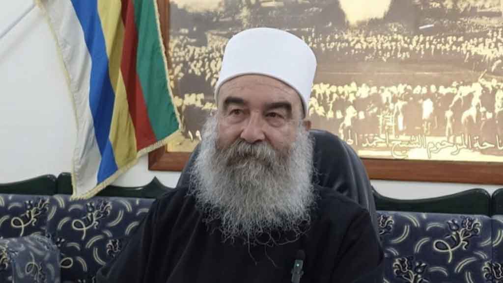 El líder máximo de la comunidad de los monoteístas drusos en Siria, Hikmat Al-Hijri