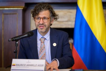 El viceministro de Asuntos Multilaterales de la Cancillería de Colombia, Mauricio Jaramillo