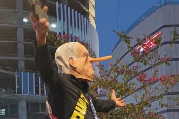 muneco-netanyahu-manifestacion