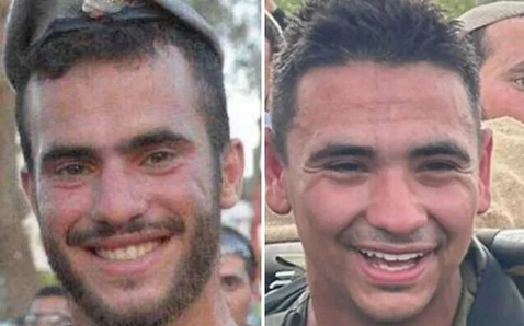 Noam Ravid (izq.) y Yaly Seror (der.), quienes murieron en la explosión de un túnel en Rafah