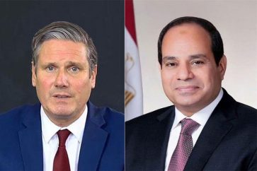 keir starmer el sisi