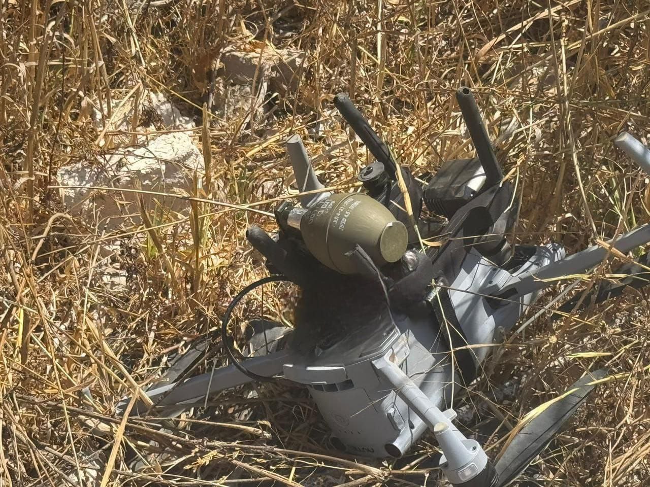 Dron israelí estrellado en el sur del Líbano