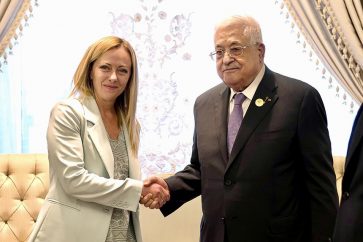 giorgia-meloni-mahmud-abbas