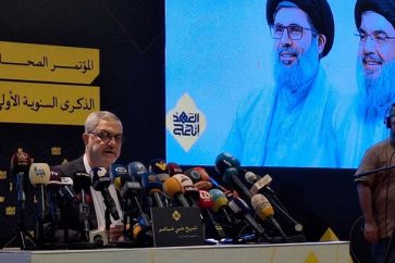 El jefe de operaciones de prensa de Hezbolá, sheij Ali Daher