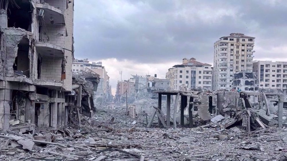 Destrucción en la localidad de Jan Yunis de Gaza