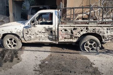 camioneta-destruida-beit-jinn-agresion-israeli