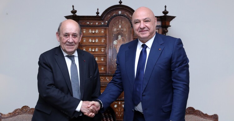 joesph-aoun-le drian